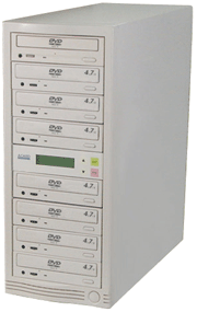 7-DVD SATA type Standalone Duplicator Barebone (DVDR Drives excluded)