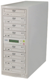 7-DVD SATA type Standalone Duplicator Barebone (DVDR Drives excluded)